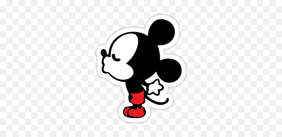 Omg Ohmygosh Stiker Kawaii Sticker - Mickey Mouse Stickers Png Emoji,Oh My Gosh Emoji