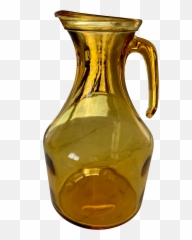 Vintage 70u0027s Italian Amber Art Glass Mcm Pitchercarafe Drink Emoji,Emoji Keychain Bulk