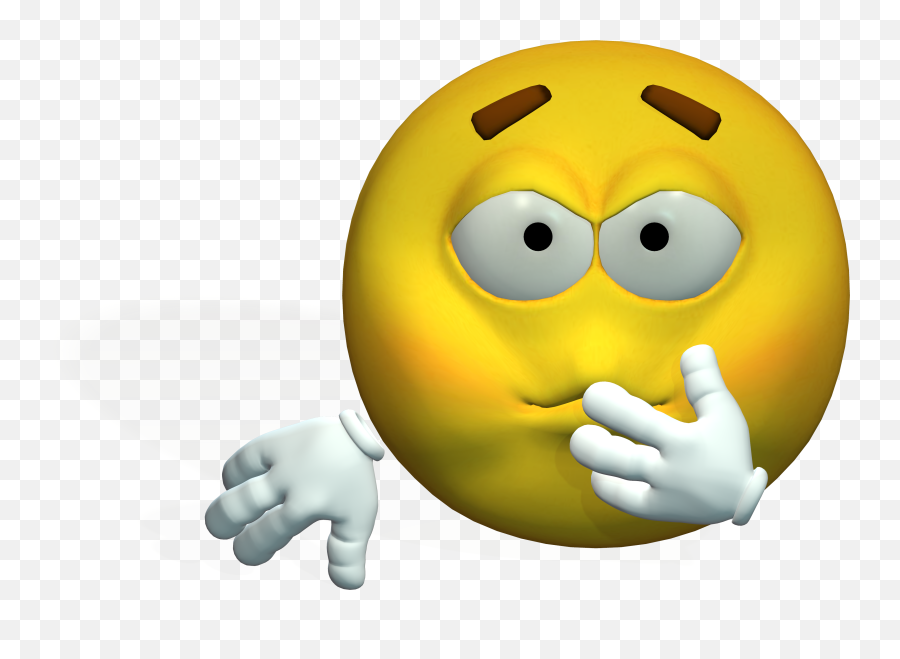 Emotiguy Sad Thoughtful Face Public Domain Image - Freeimg Emoji,Frightened Emoticon Png