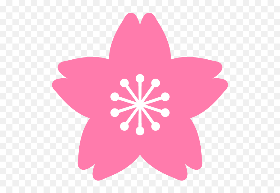 Sakura Flower Illustration Material - Lots Of Free Emoji,Asian With Rice Hat Emoji