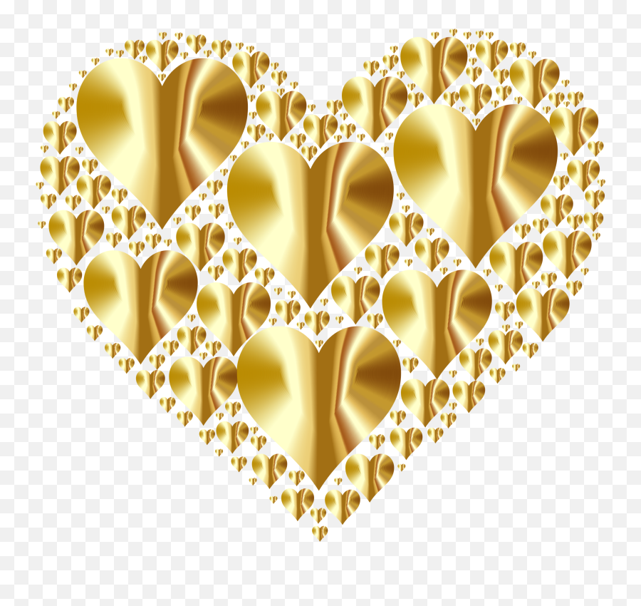 Heart Png Images With Transparent Background - This Free Emoji,Gold Heart Emoji
