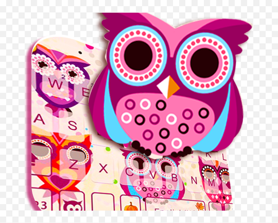 Cute Owls Emoji Keyboard Theme Android - Free Download Cute Girly,Kika Teclado Emoji Gifs