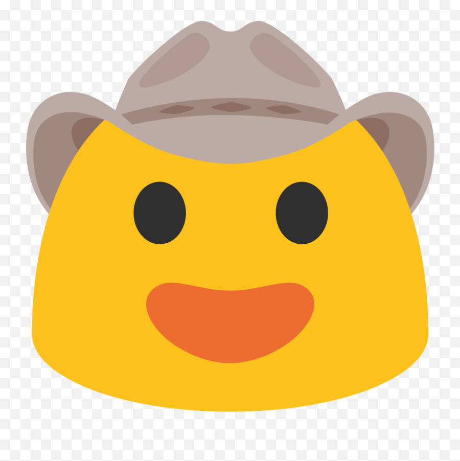 Cowboy Hat Face Emoji Clipart - Tctully Profile,Hat Emojis