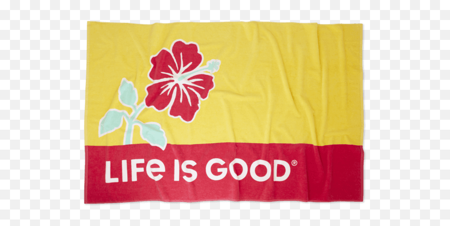 Sale Hibiscus Sun Beach Towel - Shoeblackplant Emoji,Is There A Hawaiian Flag Emoji