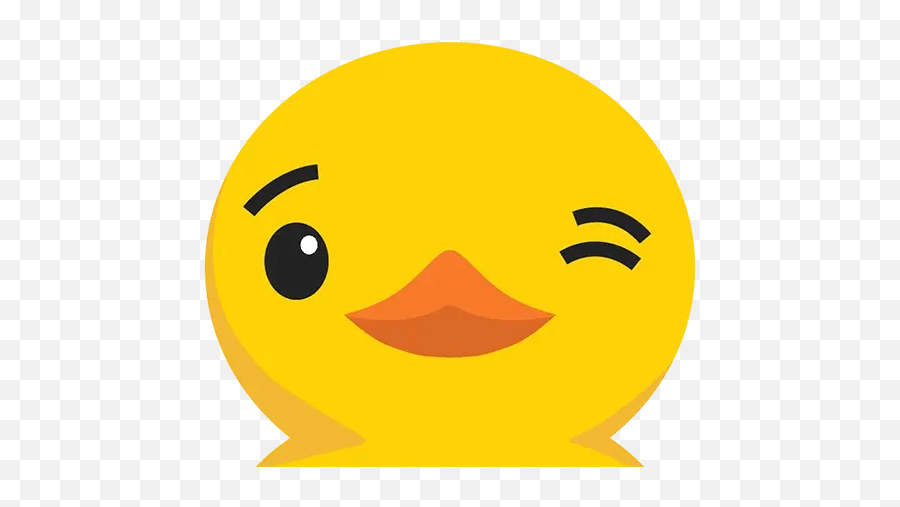 Rubber Ducku201d Stickers Set For Telegram - Happy Emoji,Duck Emoji