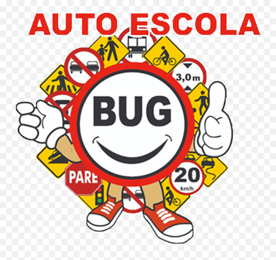 Auto Escola Bug - Happy Emoji,Emoticon De Duvida