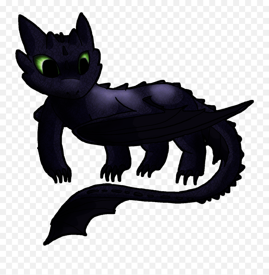 Dragon Toothless - Transparent Png Dragon Toothless Png Emoji,Toothless Dragon Emoji