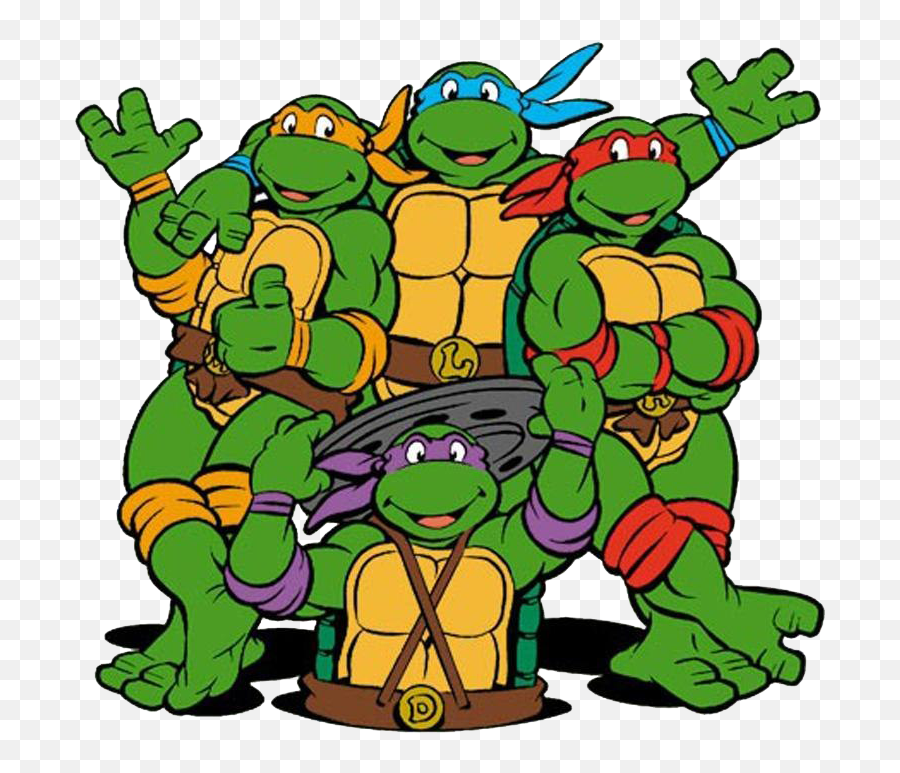 Ninja Turtles Clipart - Ninja Turtles Cartoon Emoji,Emoji 2 Ninja Turtles