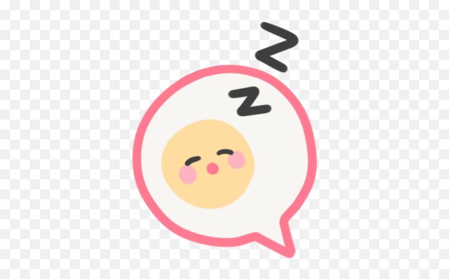Sleeping Emoji Sticker - Dot,Miku Emoji