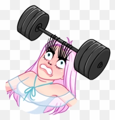 Vk Sticker - Dumbbell Emoji,Weigthlifting Emojis