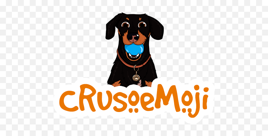 Crusoemoji - Wiener Dog Emojis Of Crusoe The Celebrity Dachshund Collar,Animal Emoji