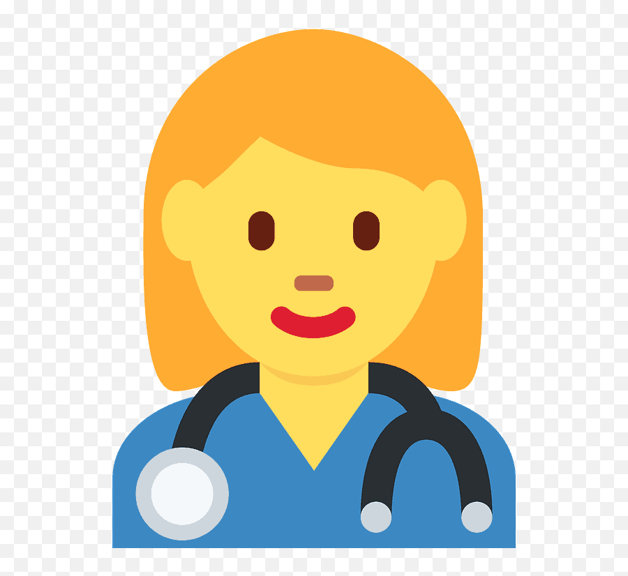 Woman Health Worker Emoji Meaning - Write A Conversation Between Doctor And Patient,Nurse Emoji