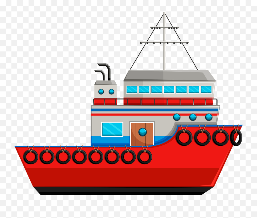 Red Boat Clipart Free Download Transparent Png Creazilla - Water Transport Images Free Download Emoji,No Yauht Emoticon