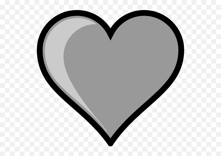 Free Gray Heart Cliparts Download Free Clip Art Free Clip - Gray Heart Clipart Emoji,Cat Heart Emoji Meme