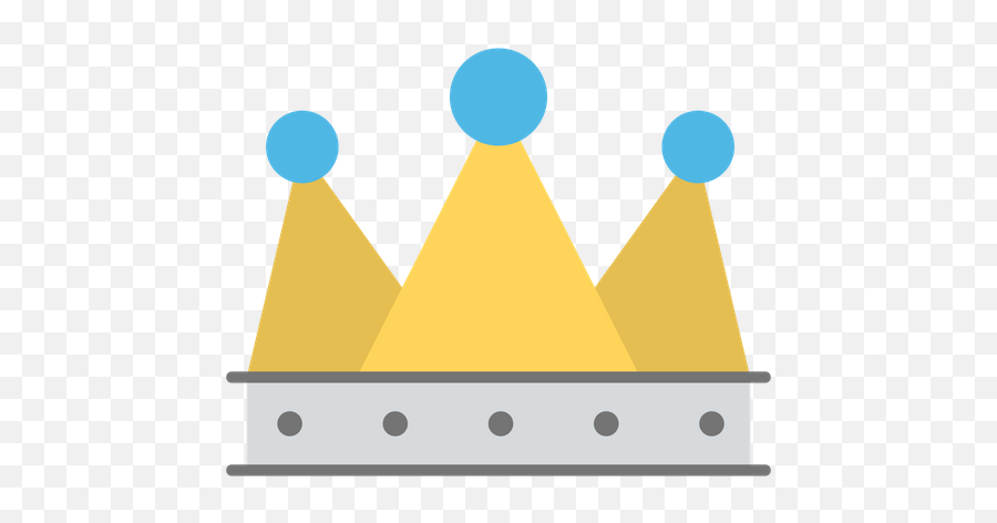 Royal Crown Icon Of Flat Style - Horizontal Emoji,Emoji Headbands