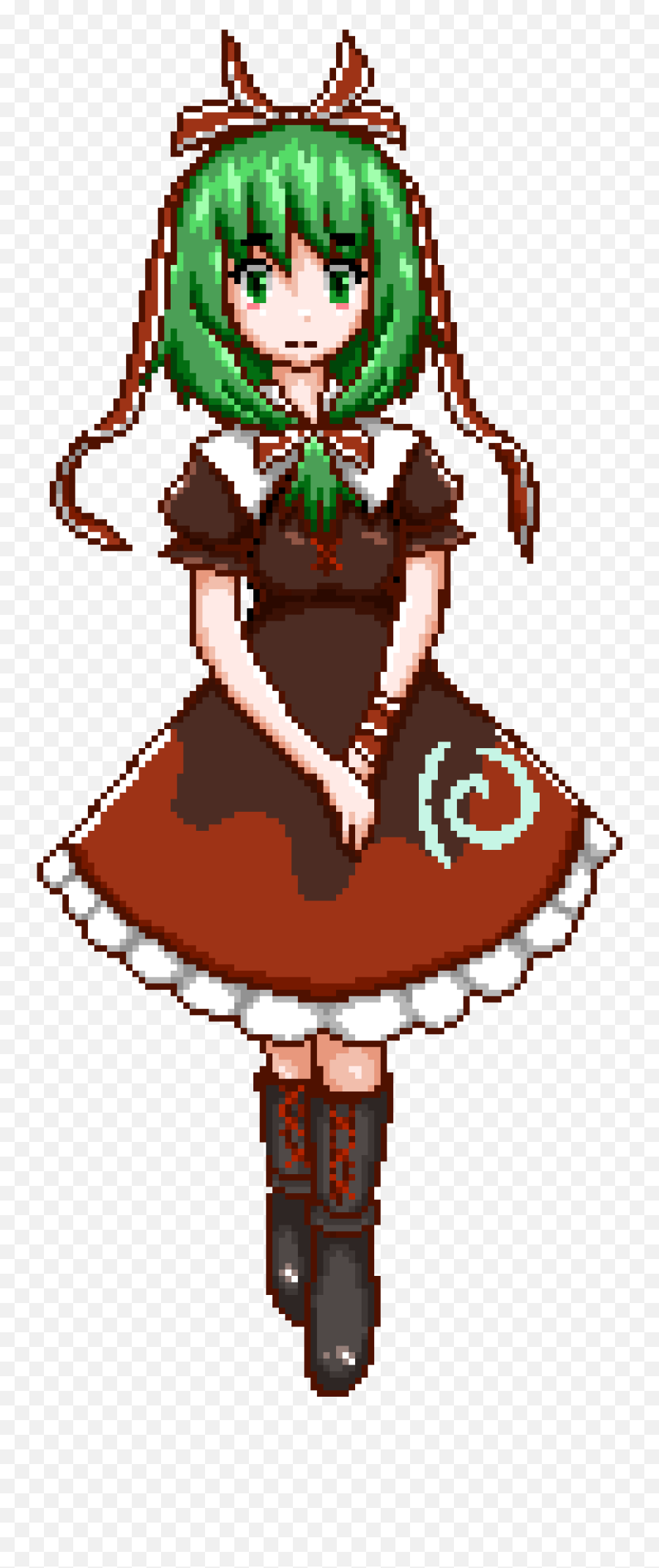 Touhou - Touhou Hina Pixel Art Emoji,The Lost Emotion Remix Touhou