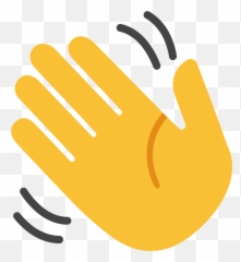 Waving Hand Clipart Transparent - Wave Emoji Png,Waving Hand Emoji Tan