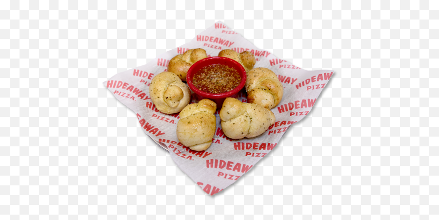 Starters Hideaway Pizza - Hideaway Pizza Garlic Knots Emoji,Boneless Pizza With Emojis