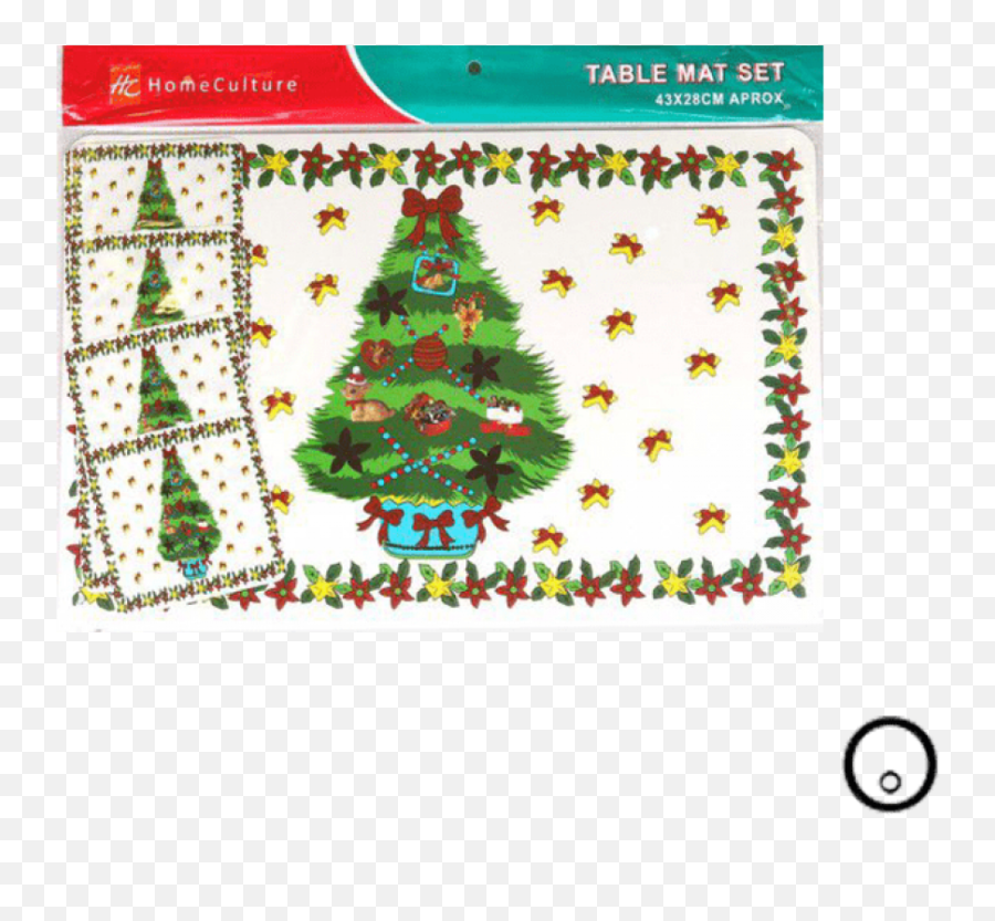 Arbol De Navidad Azul Png - Set De Individuales Navideños For Holiday Emoji,Emojis Individuales