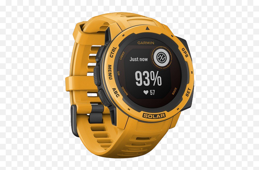 Garmin Instinct Solar Gps Smart Watch - Sunburst Garmin Watch Instinct Solar Sunburst Emoji,Garmin Forerunner 235 Emojis