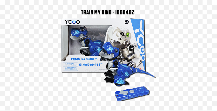 Ycoo Robots - Imports Dragon Train My Dino Emoji,Boxer - Interactive A.i. Robot Toy Black With Personality And Emotions