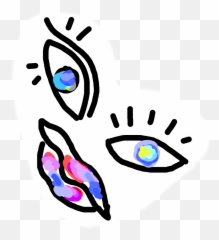 Discover Trending Asethetic Stickers Picsart - Dot Emoji,U V U Emoticon