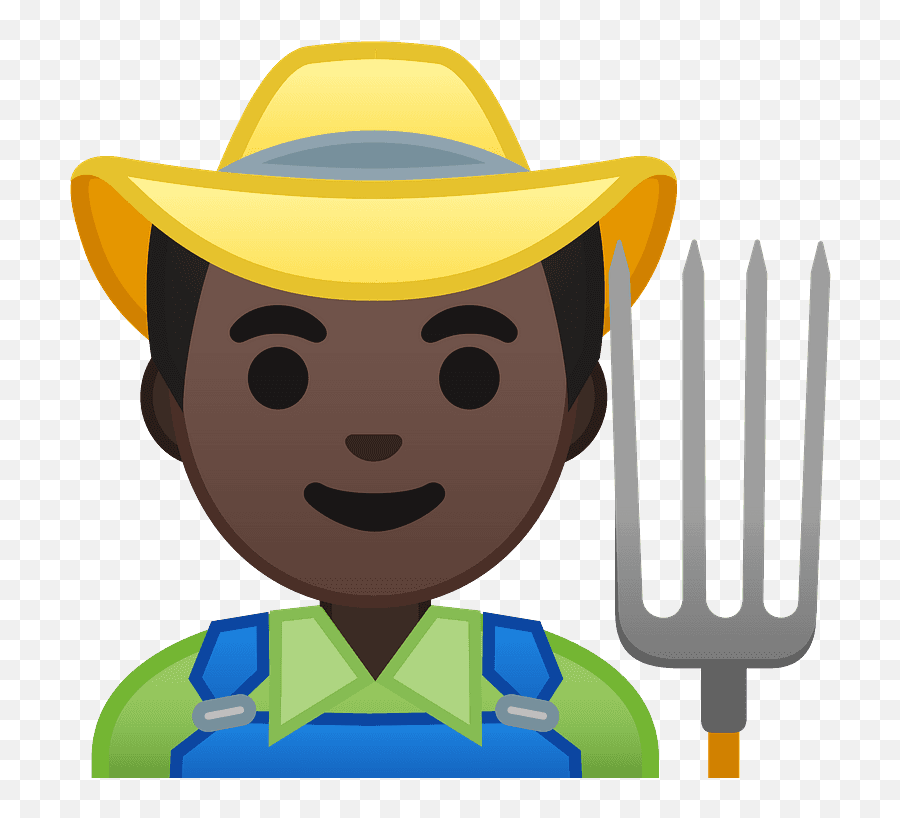 Man Farmer Emoji Clipart Free Download Transparent Png - Emoji,Discord Cowboy Emoji Transparent