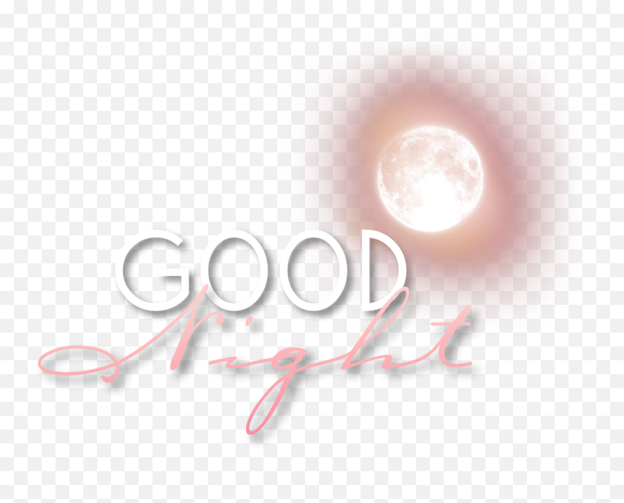 Goodnight Sticker - Full Moon Emoji,Goodnight Emoji Text