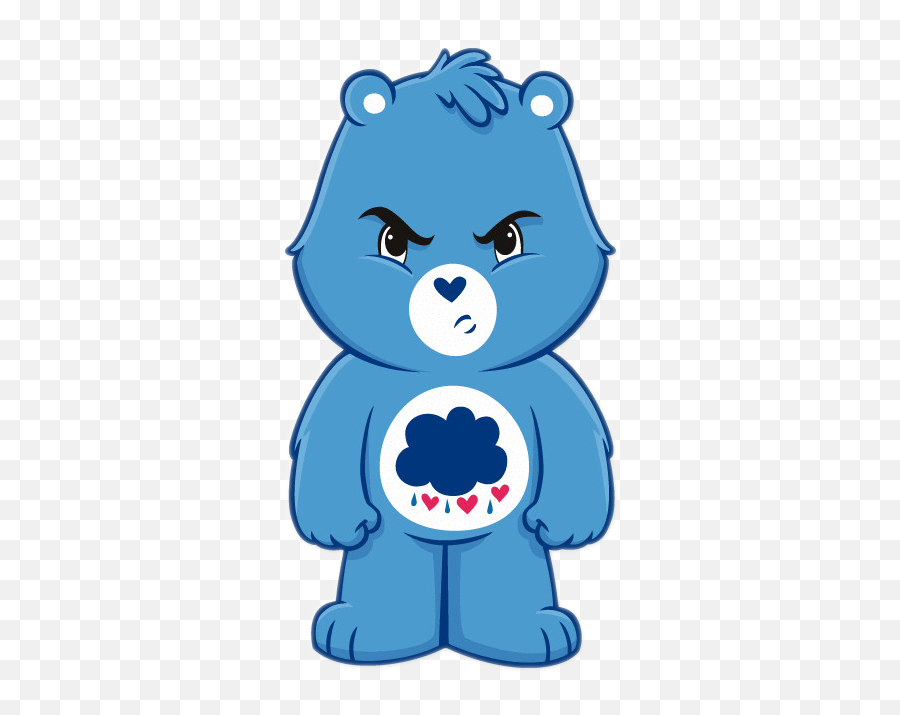Care Bear - Care Bears Names Grumpy Emoji,Care Bear Emoji