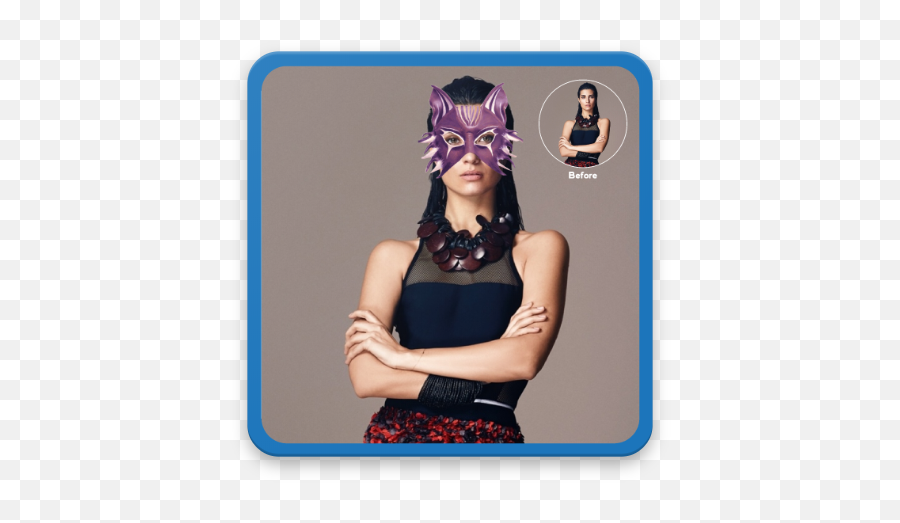 Girl Mask Photo Maker Apk 10 - Download Apk Latest Version Emoji,Keyboard Emoji Mardi Gras Mask Image