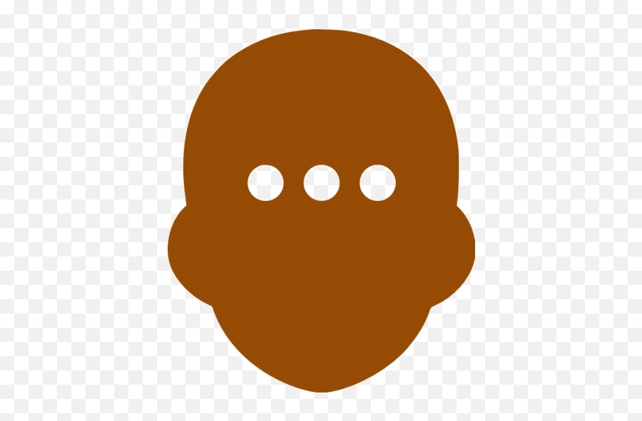 Brown Neutral Dicision Icon - Free Brown Head Icons Emoji,Neutral Emoji Transparent