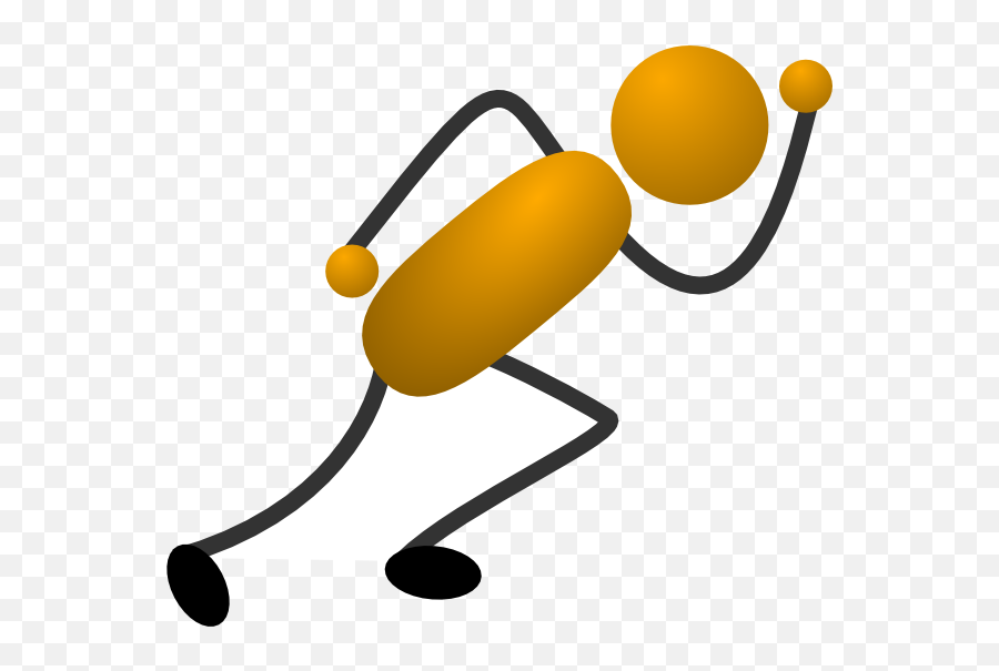 A Stick Figure Running - Clipart Best Clip Art Running Stick Figure Emoji,Stick Man Emoji