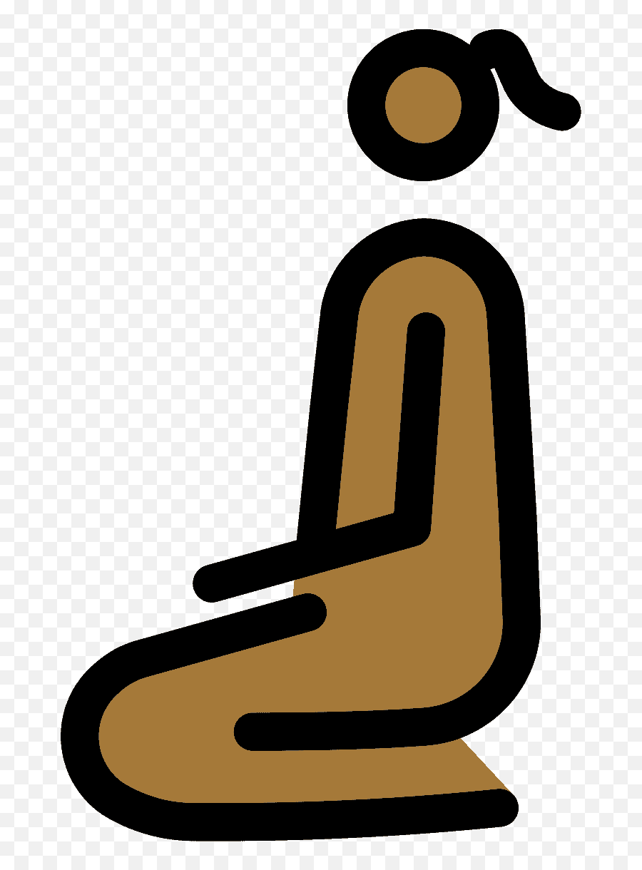 Woman Kneeling Emoji Clipart Free Download Transparent,Hyrogliphics + Emojis