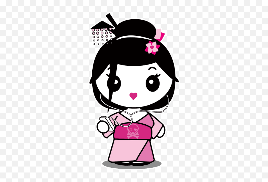 Free Japanese Anime Cliparts Download Free Clip Art Free - Geisha Cartoon Emoji,Waving Japanese Emoticon