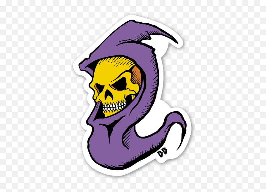 Die Cut Bobby Yellow Skull U2013 Stickerapp Shop Emoji,How To Draw A Chibi Skull Emoticon