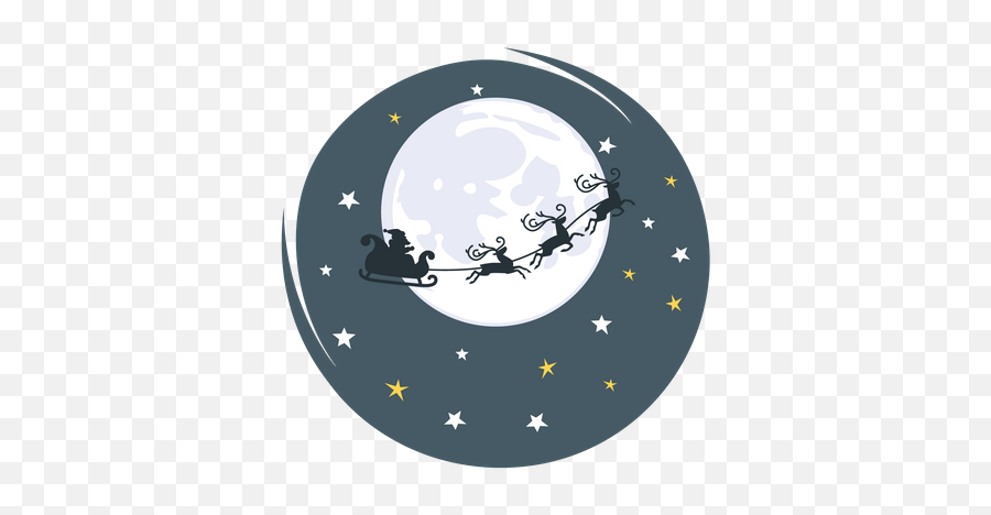 Christmas Night Icon - Download In Colored Outline Style Emoji,Christmas Movieemoji Game