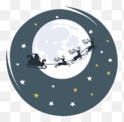 Christmas Night Icon - Download In Colored Outline Style Emoji,Christmas Movieemoji Game