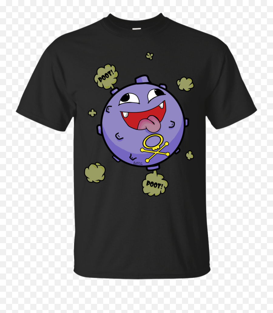 Koffing Pokeball Cotton T - Shirt Rageal Rick And Morty Gym T Shirt Emoji,Pokeball Emoticon