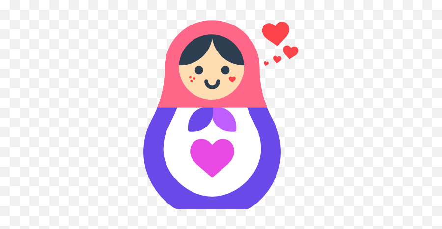 Matryoshka Puzzle Game By Ici Solutions Emoji,Russian Nesting Doll Emoji