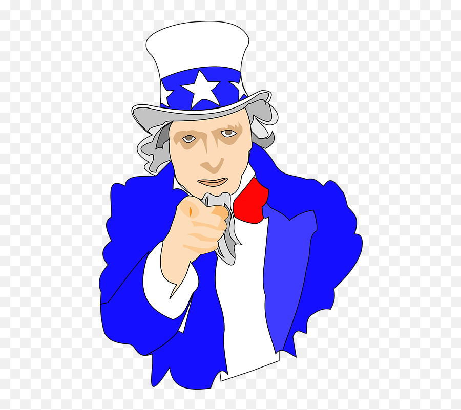 Uncle Sam I Want You Army - Want You For The Us Army Cartoon Emoji,Us Army Emoji