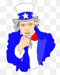 Uncle Sam I Want You Army - Want You For The Us Army Cartoon Emoji,Us Army Emoji