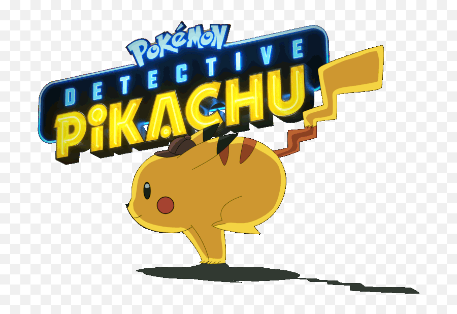 Create Artwork For Pokémon Detective Pikachu - Detective Pikachu Transparent Animated Gif Emoji,Pikachu Text Emoticon