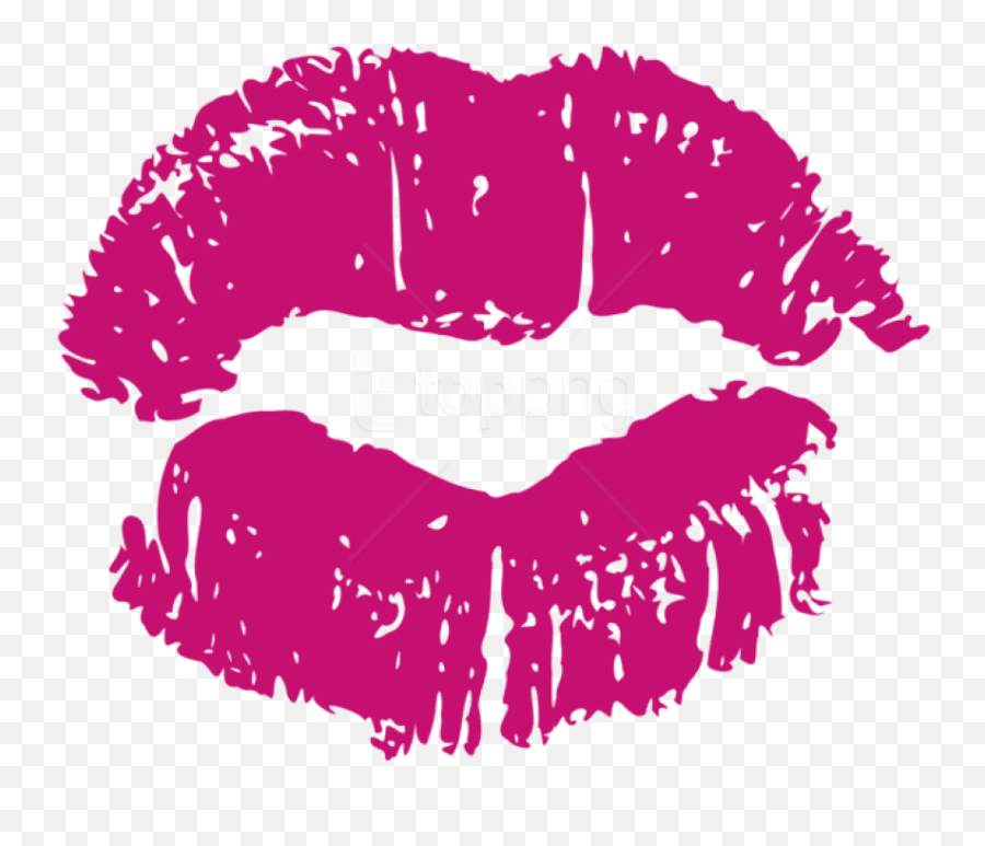 Lipstick Mark - Kiss Lips Clipart Pink Hd Png Download Pink Kiss Transparent Emoji,Kiss Emoji Transparent Background