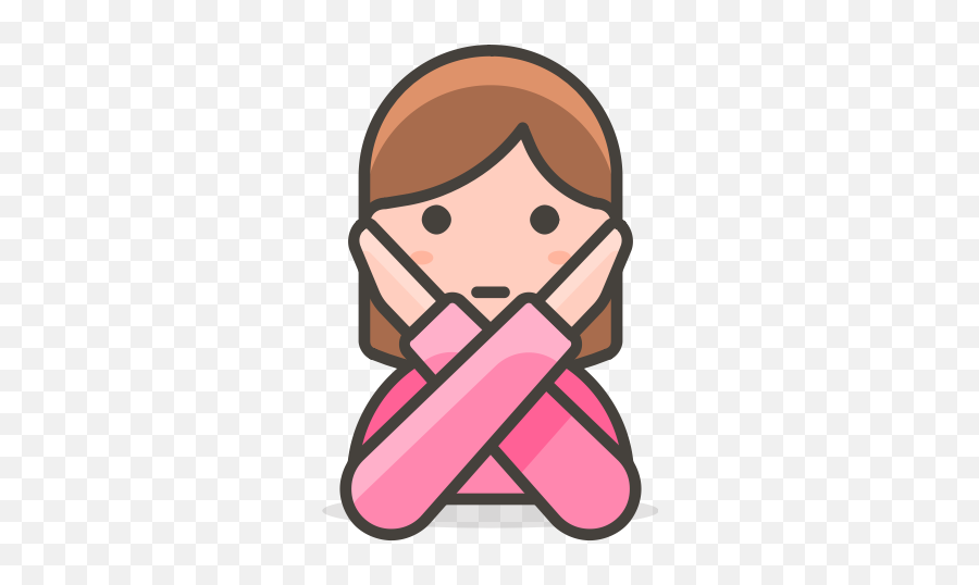 Woman Gesturing No Icon - Free Download On Iconfinder Woman Gesturing No Icon Emoji,Woman Facepalming Emoji