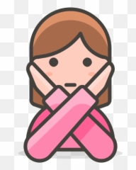 Woman Gesturing No Icon - Free Download On Iconfinder Woman Gesturing No Icon Emoji,Woman Facepalming Emoji