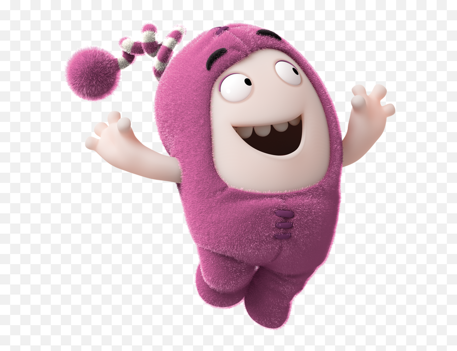 Оддбодс Ньют. Чудики Oddbods. Розовый чудик. Чудики на белом фоне.