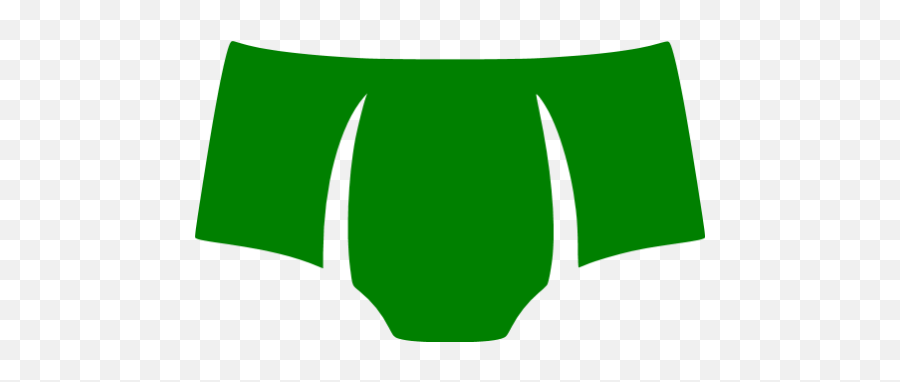 Green Mens Underwear Icon - Green Underwear Men Transparent Background Emoji,Underwear Emoticon