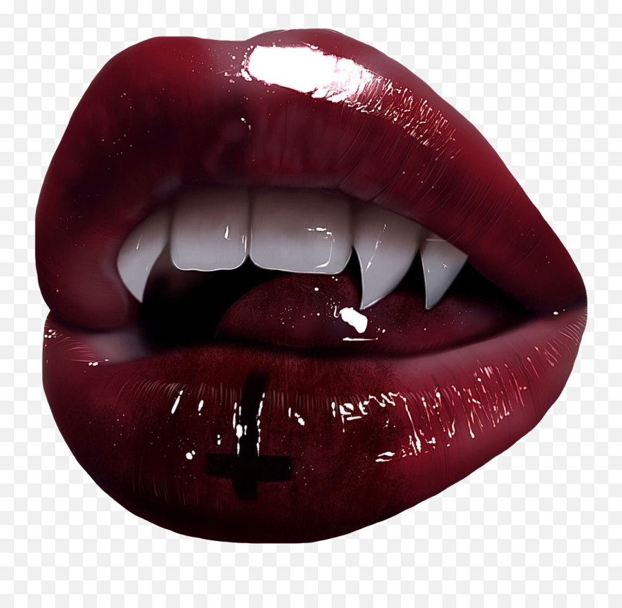 Lips Lip Pinklips Redlips Bluelips - Vampire Lips Emoji,Lollipop And Lips Emoji