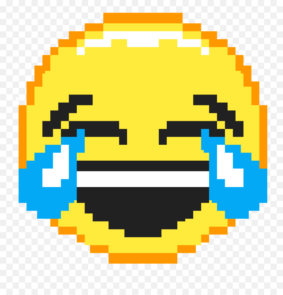 Hmm Emoji Png - Laughing Emoji Pixel Art,Hmmm Emoji