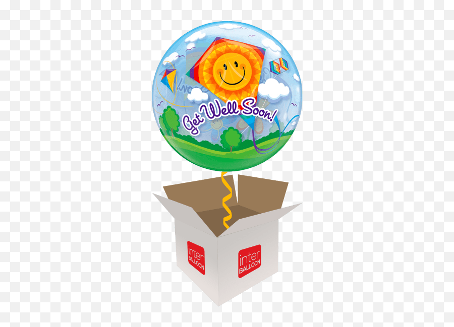 Caernarfon Helium Balloon Delivery In A Box Send Balloons - Happy Birthday 60th Balloons Emoji,Kite Emoji